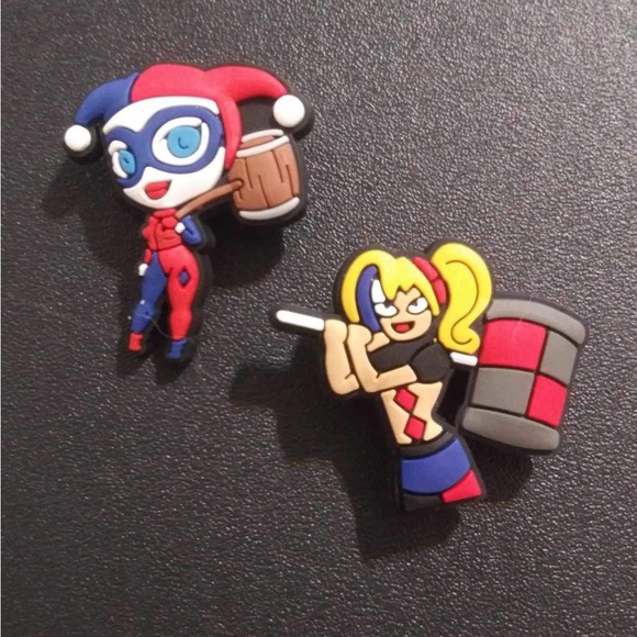 CROCS Jewelry Harley Quinn Croc Charm Set Poshmark